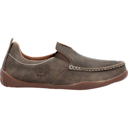 Georgia Boot Men's Cedar Falls Moc-Toe Slip On