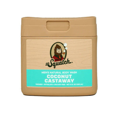 Dr. Squatch 8 oz Coconut Castaway Body Wash