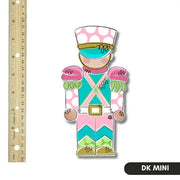DK Designs Pink & Teal Soldier Mini