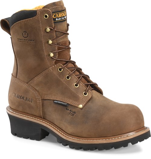 Carolina Boots Men's Waterproof Poplar Logger Boots