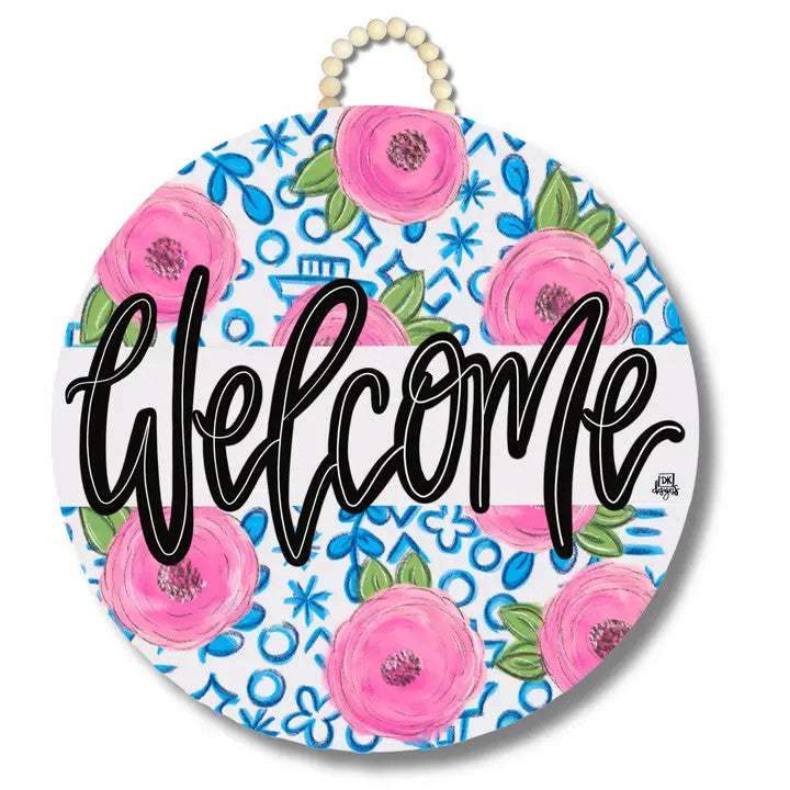 DK Designs Chinoiserie Round Door Hanger