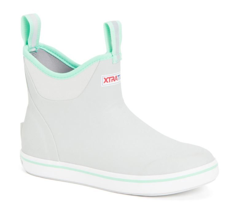 XTRATUF Women's Rubber Ankle Deck Boot - Grey