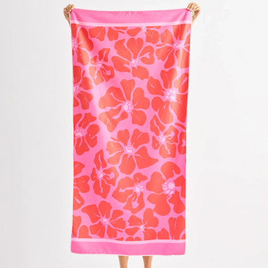 Mary Square Quick Dry Beach Towel - Garden Samba