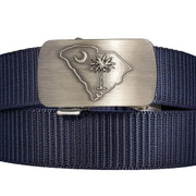 Zep-Pro South Carolina Palmetto Cut-To-Size Belt with Gunmetal Clamp Buckle