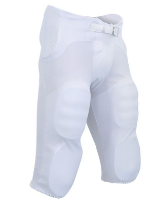 Champro Youth White Football Pants with Pads