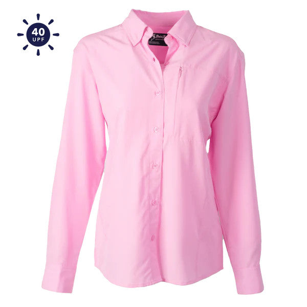 Bimini Bay Clearwater Women's Long Sleeve Shirt - Pink Passion