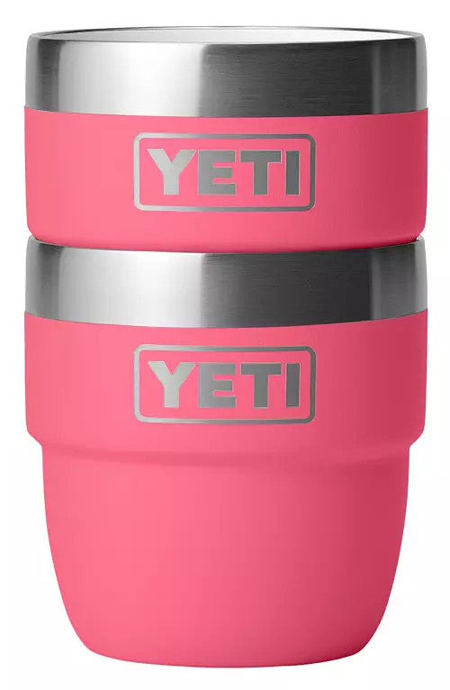 YETI 4 oz. Rambler Stackable Espresso Cups - Tropical Pink