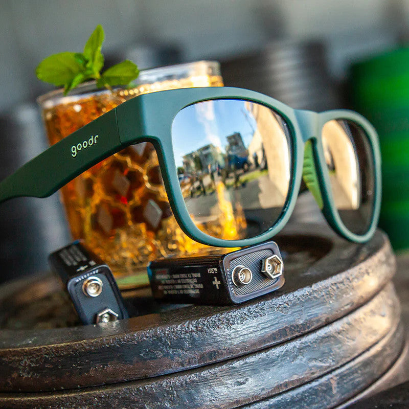 Goodr Mint Julep Electroshocks Polarized Sunglasses