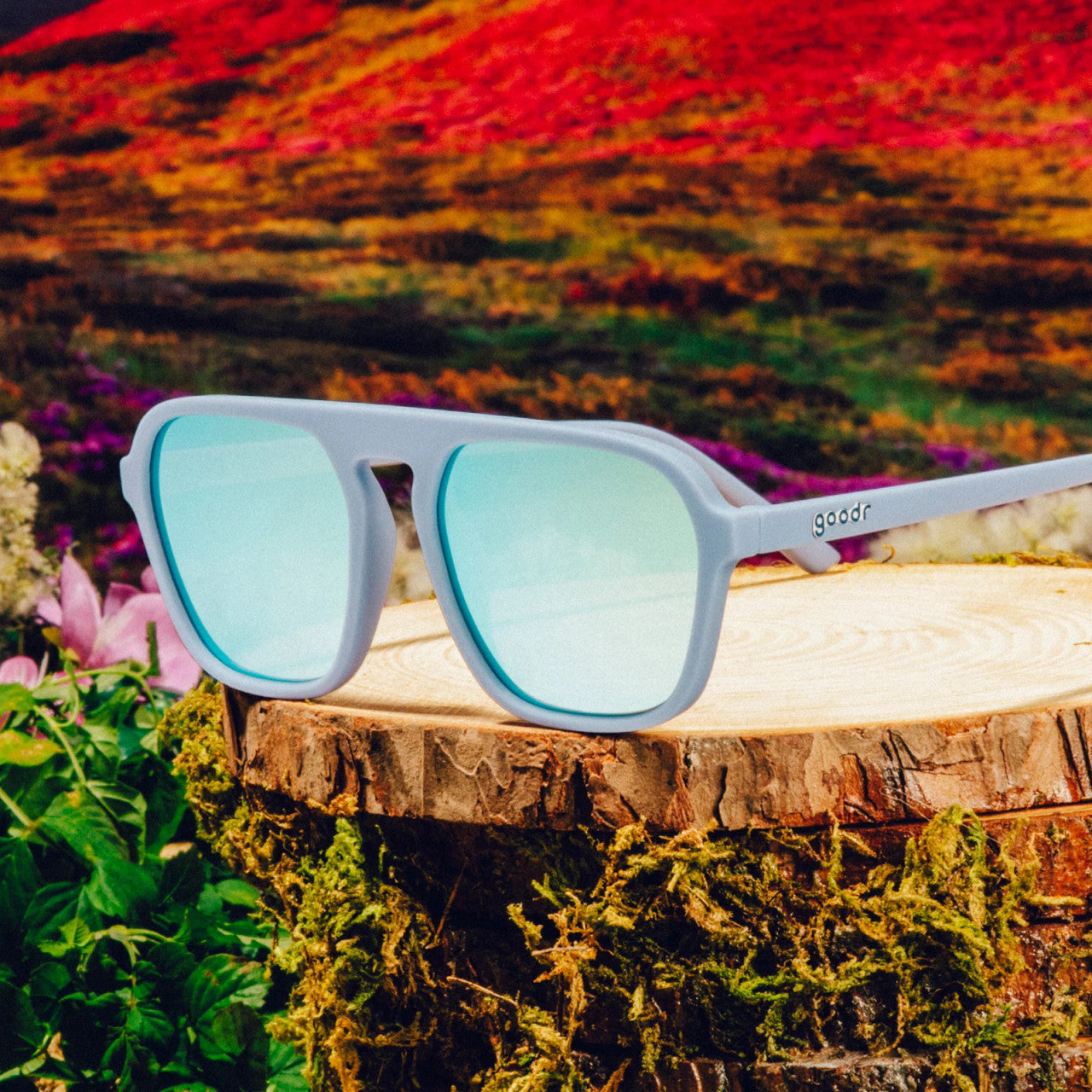 Goodr Retro G Sunglasses- Roller Rink Royalty