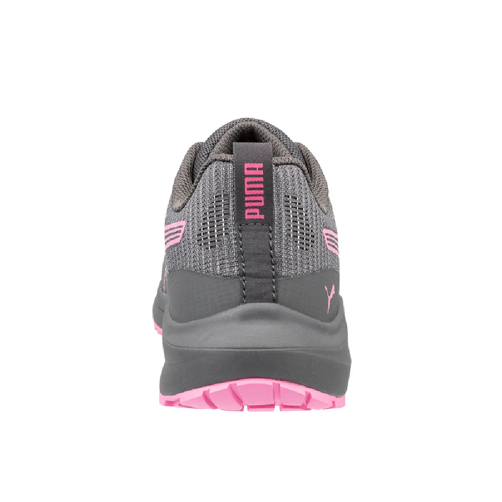 PUMA Safety Women's Celerity Knit 2.0 Low Steel Toe Work Shoe - Grey/Pink