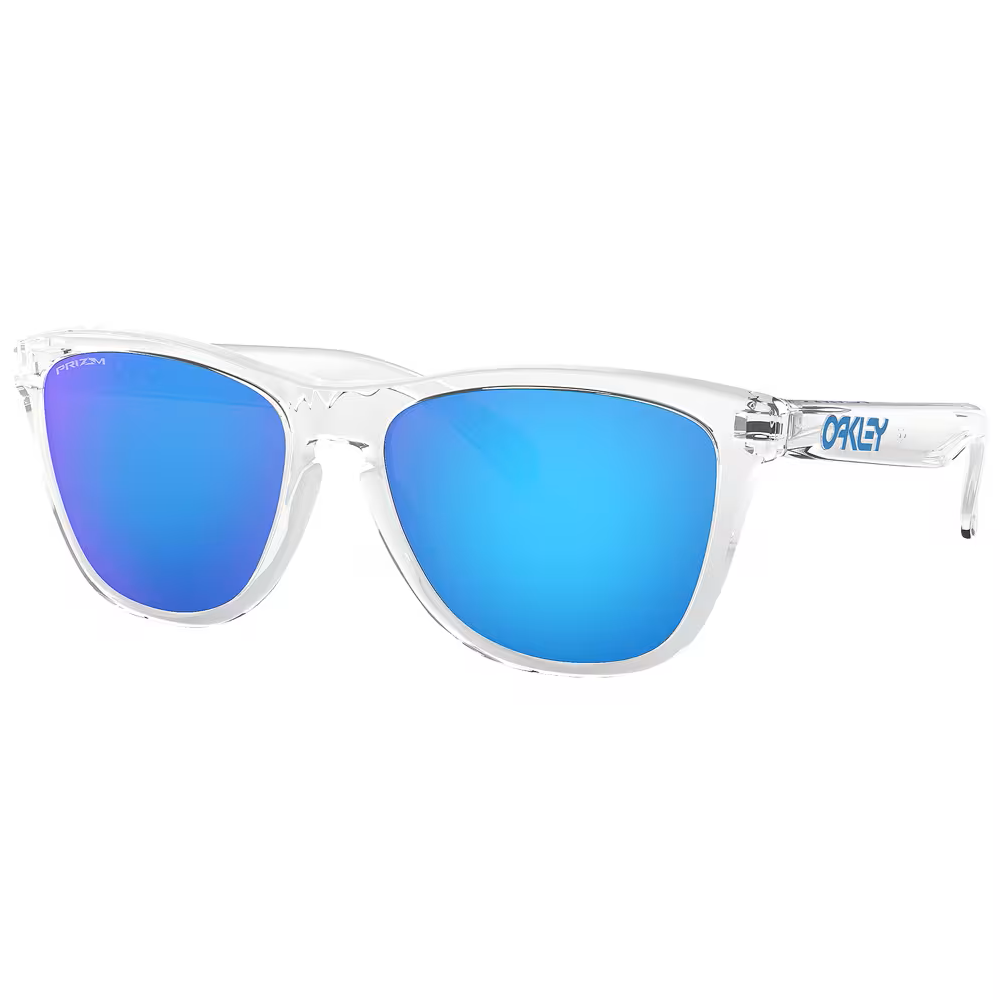 Oakley Frogskins Sunglasses – Crystal Clear/Prizm Sapphire