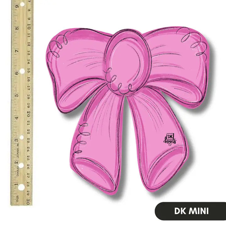 DK Designs Pink Bow Mini