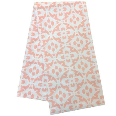 Laura Park Porto Tiles Blush Tea Towel