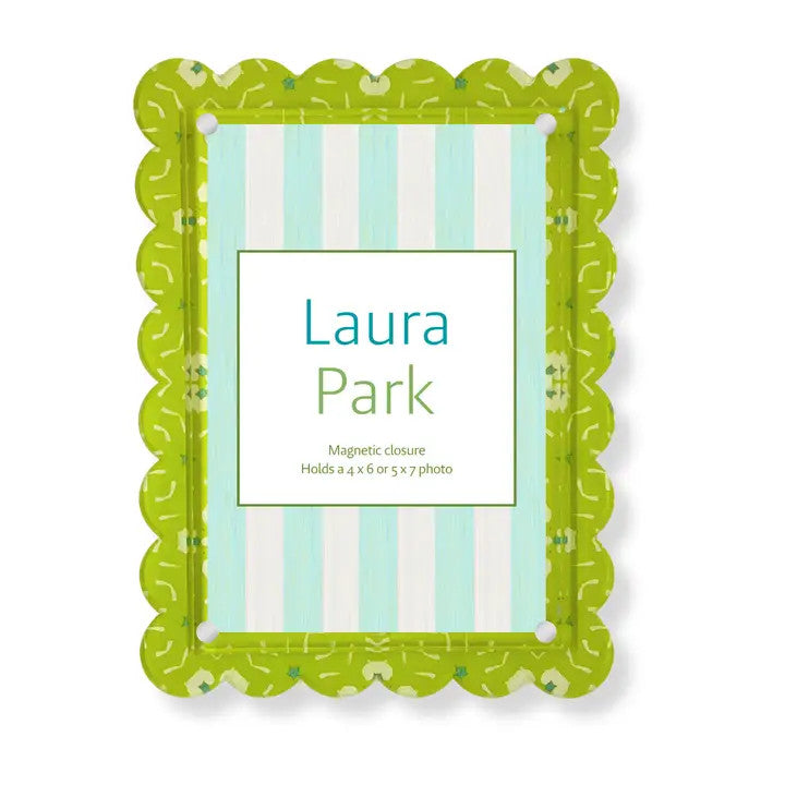 Laura Park Dorset Garden Green Acrylic 5x7 Picture Frame