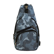 Calla NuPouch Large Anti-Theft Daypack-Vintage Blue Camo