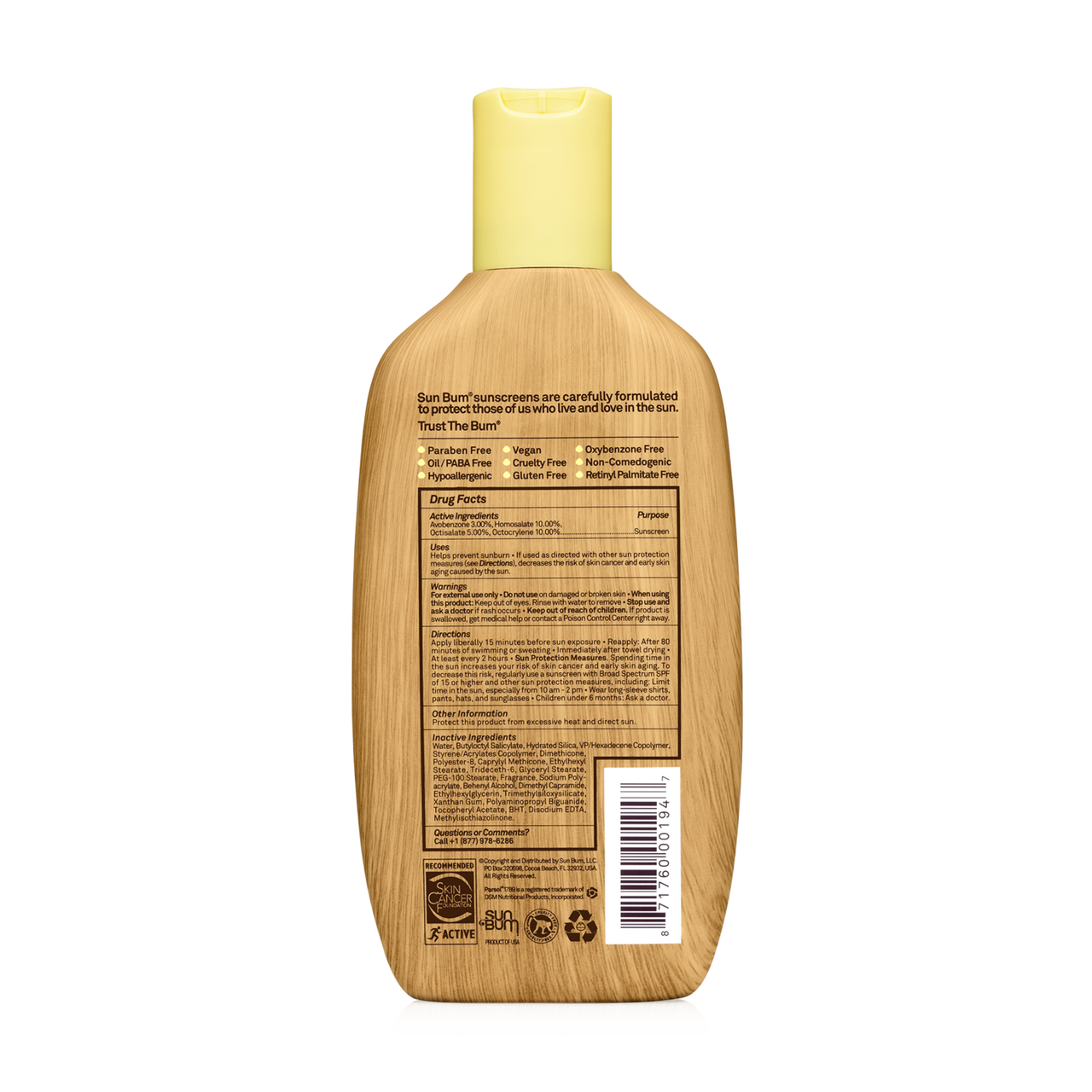 Sun Bum Original SPF 50 Sunscreen Lotion, 8oz