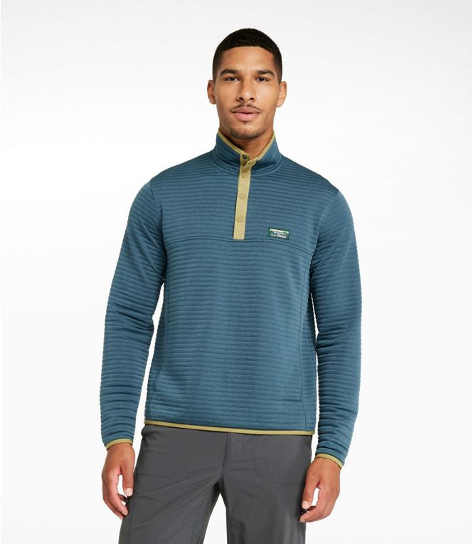 L.L. Bean Men's Airlight Knit Pullover - Rangeley Blue