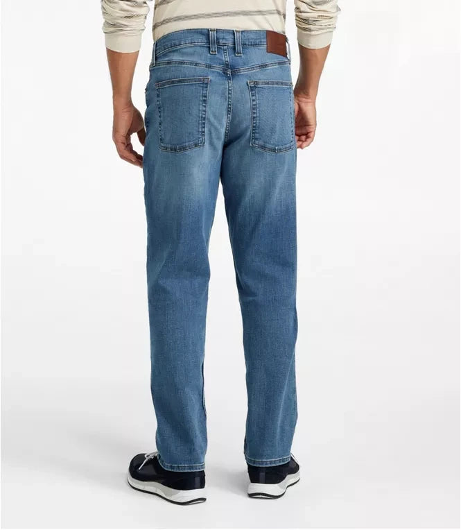 L.L. Bean Men's BeanFlex Jeans Standard Athletic Fit - Medium Wash