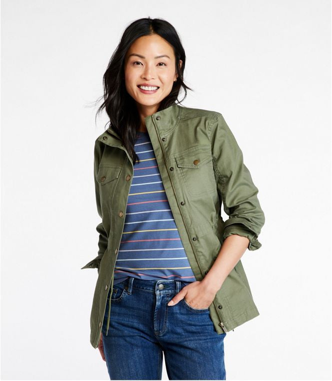 L.L. Bean Women's BeanFlex Utility Jacket - Deep Olive