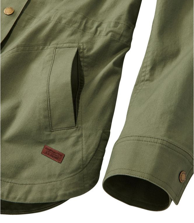 L.L.Bean Women's BeanFlex Utility Jacket - Deep Olive