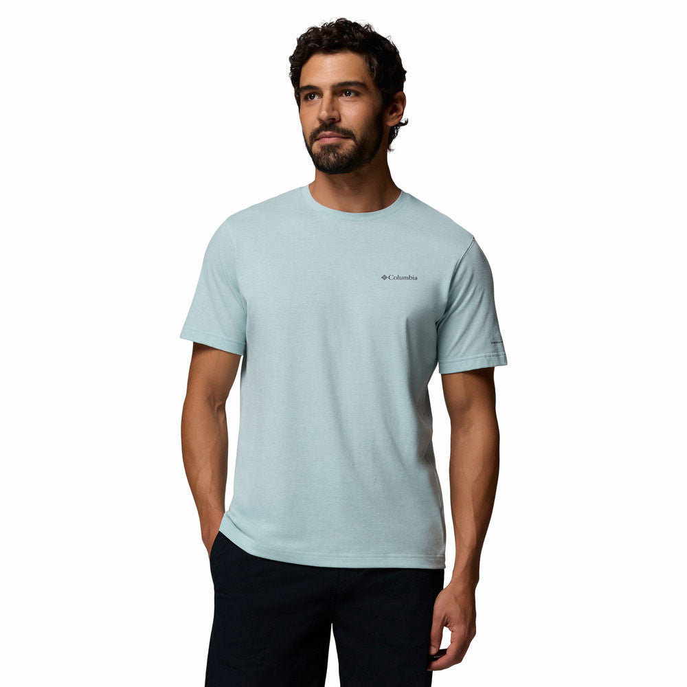 Columbia Men's Thistledown Hills Short Sleeve Shirt - Crushed Blue