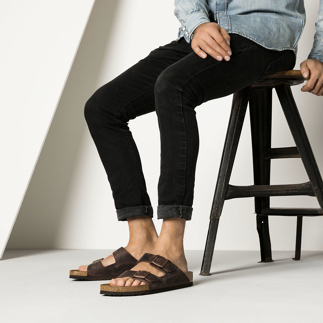 Birkenstock Arizona Oiled Leather Habana Sandals