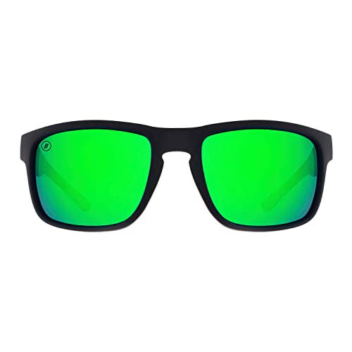 Blenders Canyon Celtic Light Polarized Sunglasses – Black Frame/Green Mirrored