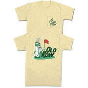 Old Row Men's 19th Hole Golf Bag T-Shirt - Banana