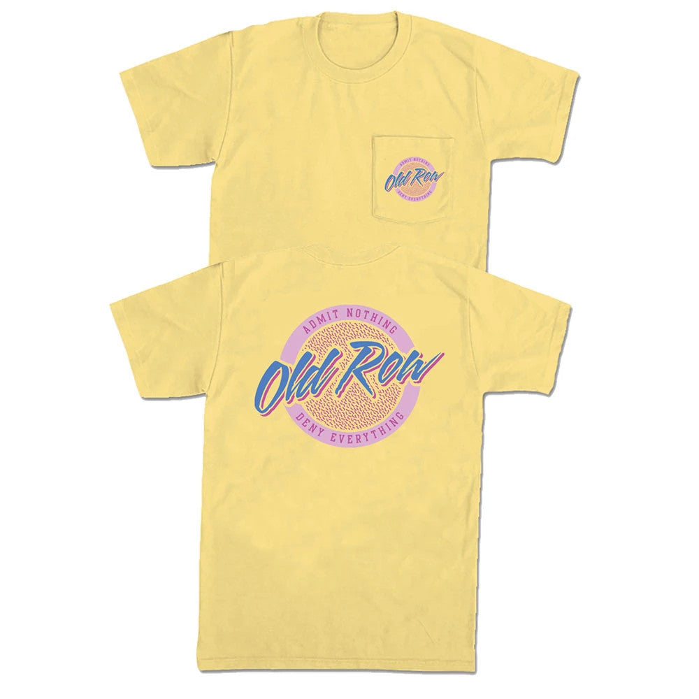 Old Row Men's Circle Logo Pocket Tee - Butter
