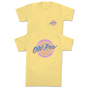 Old Row Men's Circle Logo Pocket Tee - Butter