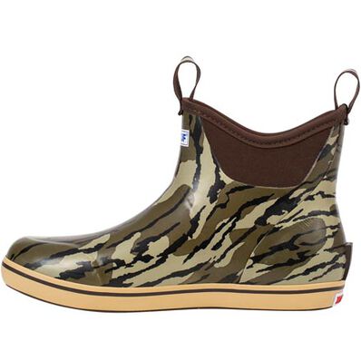 XTRATUF Men's 6 Inch Ankle Deck Boot - Mossy Oak Bottomland
