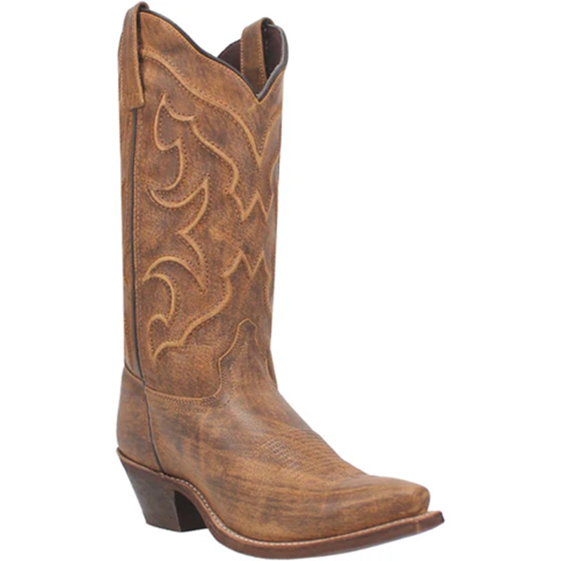 Laredo Women's Reva Honey Leather Cowboy Boots