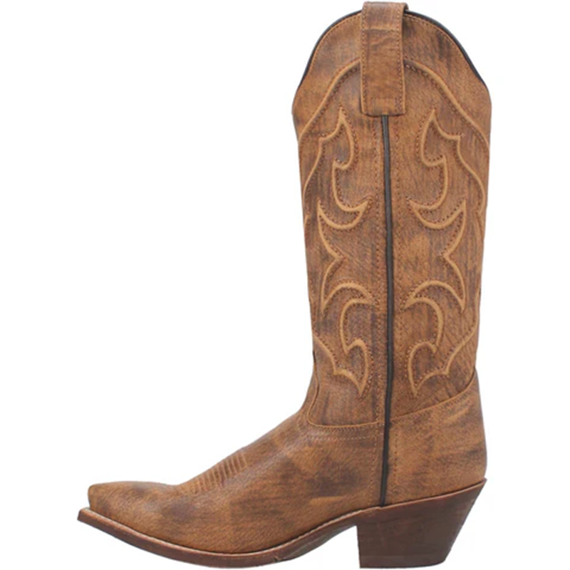 Laredo Women's Reva Honey Leather Cowboy Boots