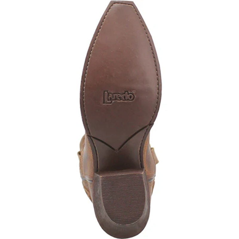 Laredo Women's Reva Honey Leather Cowboy Boots