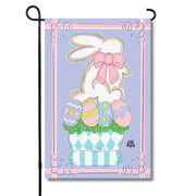 DK Designs White Bunny Garden Glam