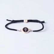 Tap To Pray Survivor Series Bracelet - Onyx + Cross
