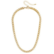 Canvas Bri Linked Necklace - Shiny Gold