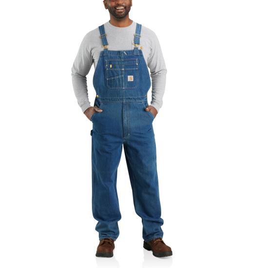 Carhartt Men's Loose Fit Denim Bib Overalls