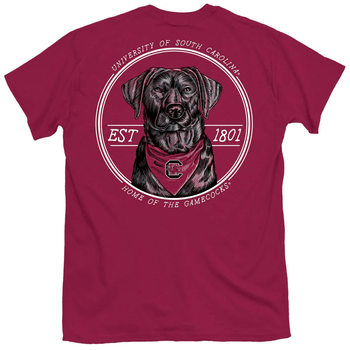 Palmetto Shirt Co. Gamecocks Bandana Lab T-Shirt