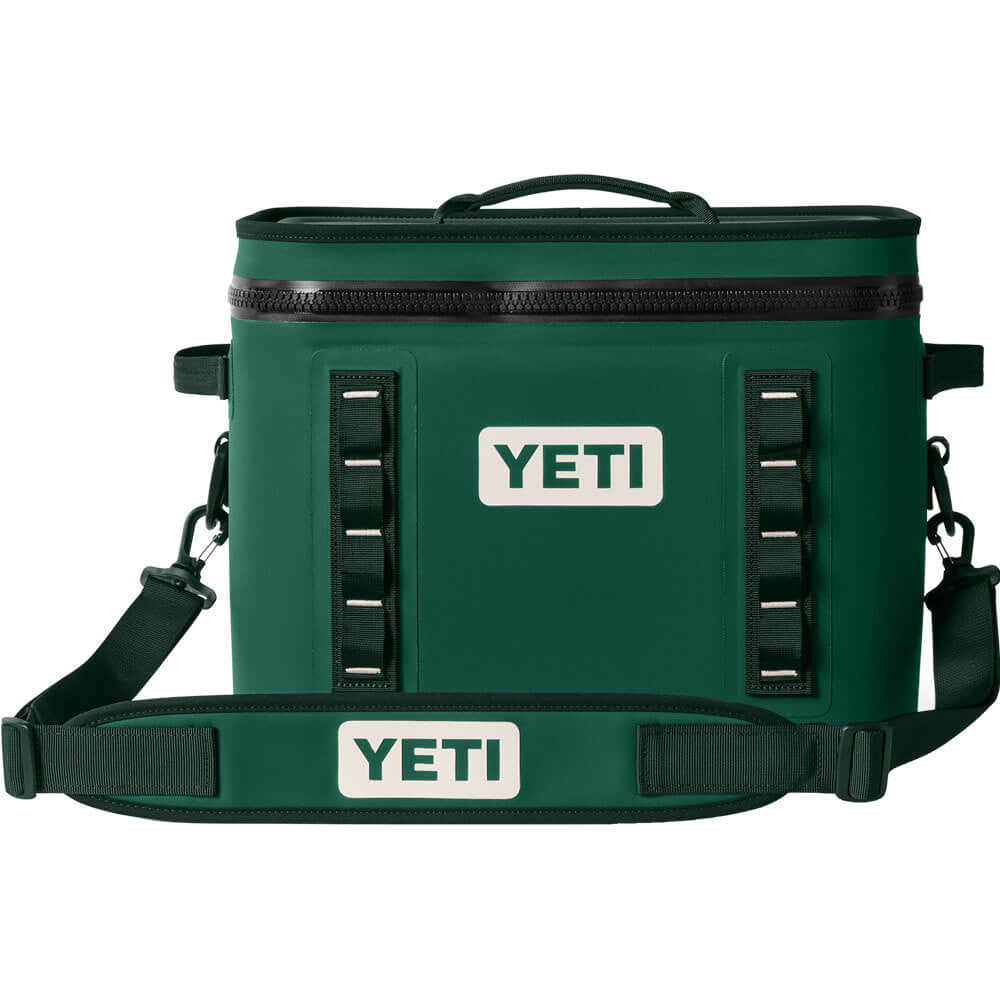 Yeti Hopper Flip 18 Soft Cooler - Black Forest Green