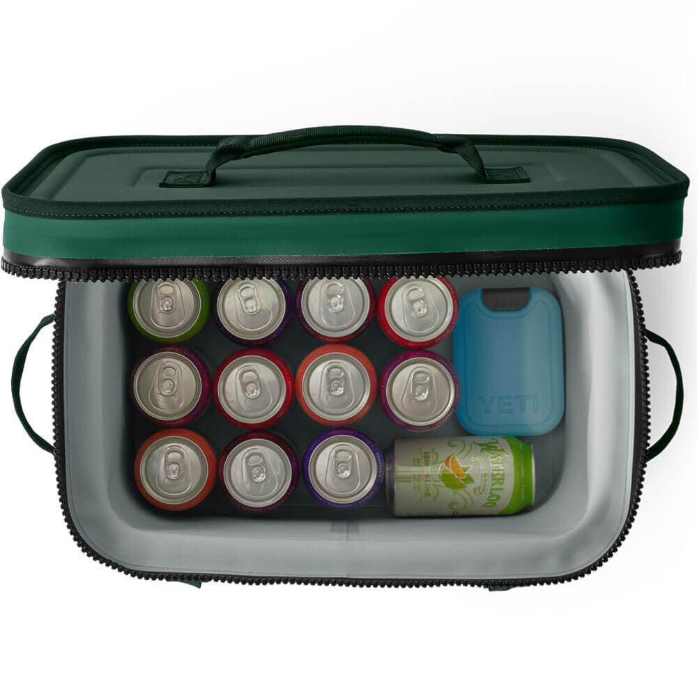 Yeti Hopper Flip 18 Soft Cooler - Black Forest Green