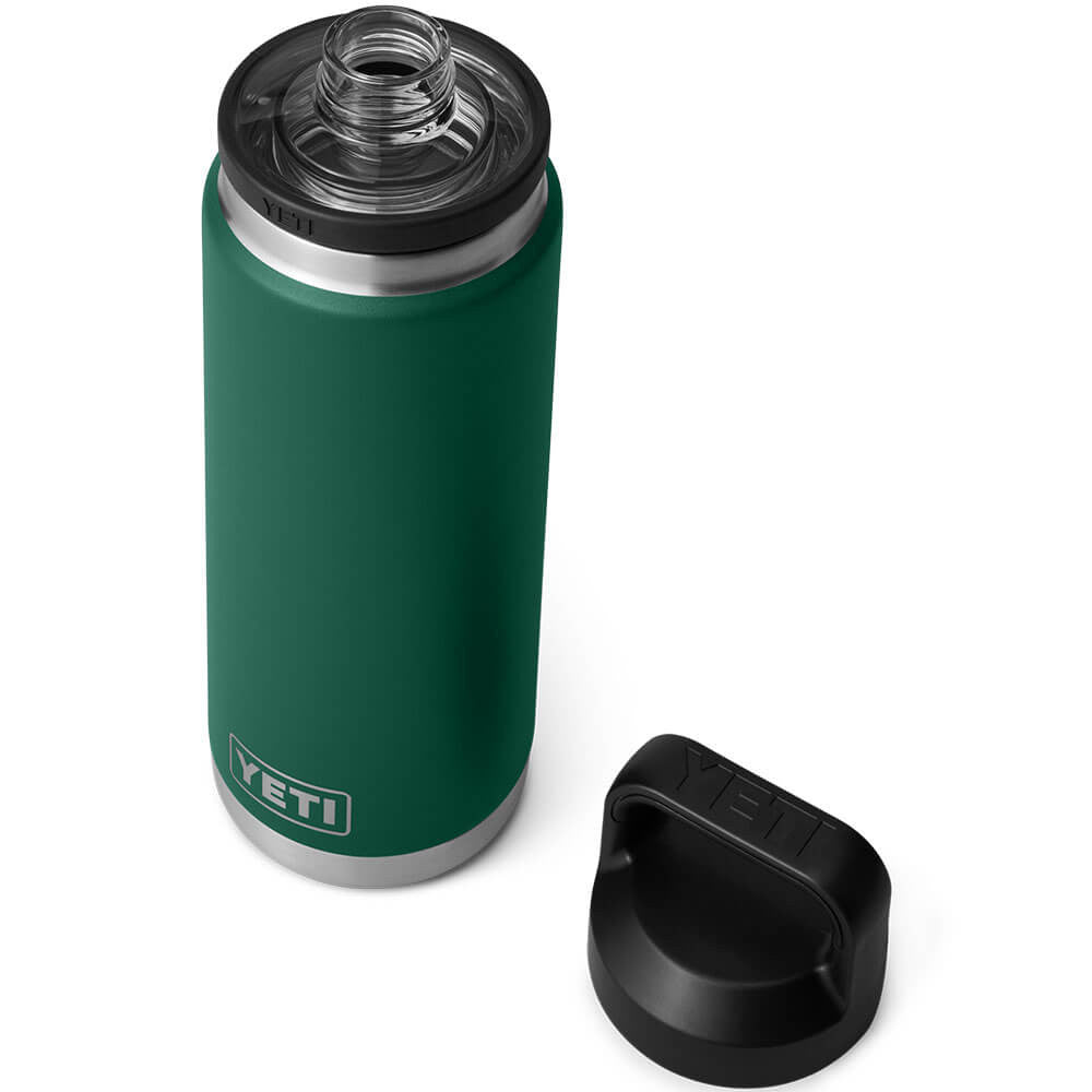 Yeti Rambler 26 oz. Bottle with Chug Cap - Black Forest Green