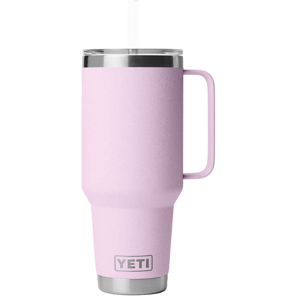 Yeti 42oz Rambler Mug with Straw Lid - Cherry Blossom