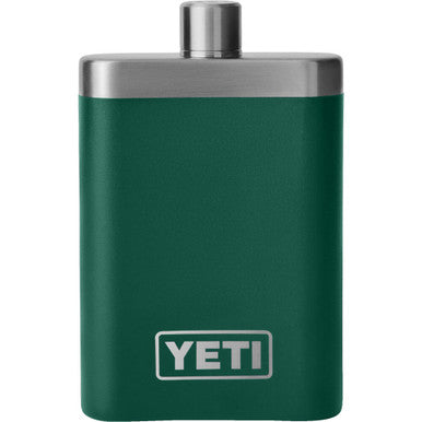Yeti 7oz Flask with Funnel - Black Forest Green