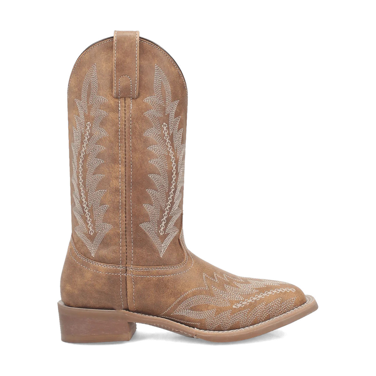 Laredo Women's Cheyenne Tan Leather Western Boots