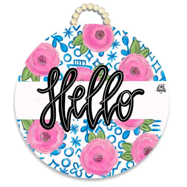 DK Designs Chinoiserie Round Door Hanger