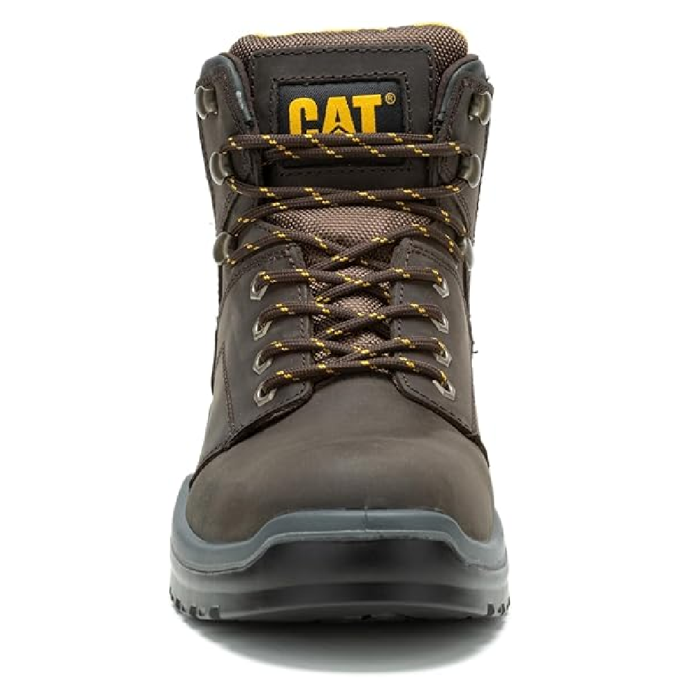 Caterpillar Striver Waterproof Steel Toe Work Boots for Men – Brown