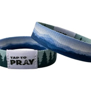 Tap To Pray Large Wristbands - Mountains & Forests