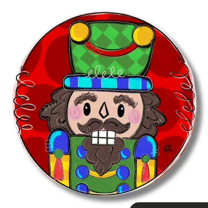 DK Designs Red Nutcracker Circle Mini