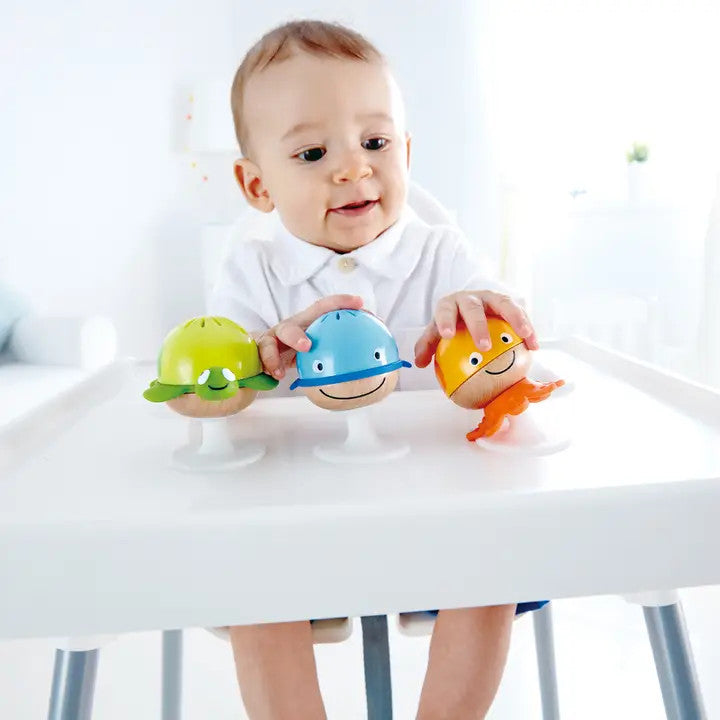 Hape Toys Sea Animal Rattle Set